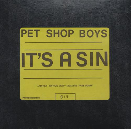 Pet Shop Boys It's A Sin box set German PSBBXIT04697
