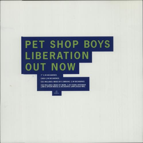Pet Shop Boys Liberation - Promotional Displays display UK PSBDILI656487