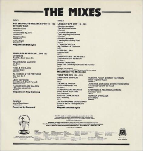 Pet Shop Boys Megamix vinyl LP album (LP record) UK PSBLPME04175