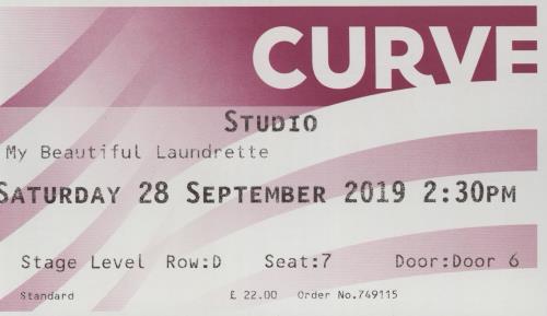 Pet Shop Boys My Beautiful Laundrette + Ticket & Flyer tour programme UK PSBTRMY752437