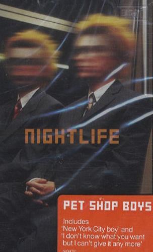 Pet Shop Boys Nightlife cassette album Malaysia PSBCLNI150673