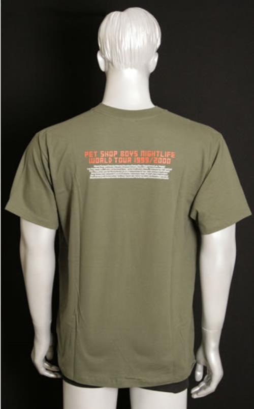 Pet Shop Boys Nightlife t-shirt UK PSBTSNI509946