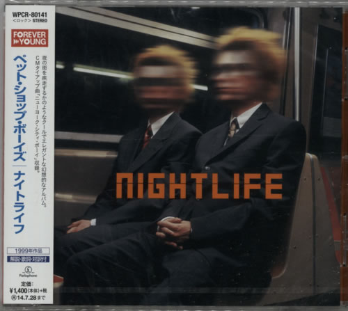 Pet Shop Boys Nightlife CD album (CDLP) Japanese PSBCDNI605049