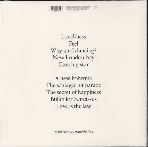 Pet Shop Boys Nonetheless + 12" EP - White Vinyl vinyl LP album (LP record) UK PSBLPNO872411