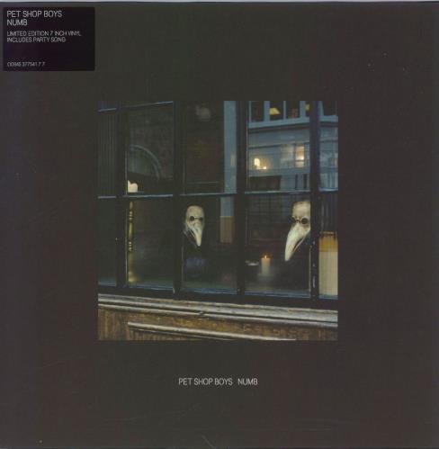 Pet Shop Boys Numb 7" vinyl single (7 inch record / 45) UK PSB07NU375499