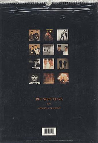 Pet Shop Boys Official Calendar calendar UK PSBCAOF387241