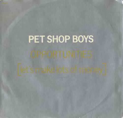 Pet Shop Boys Opportunities 7" vinyl single (7 inch record / 45) US PSB07OP04070