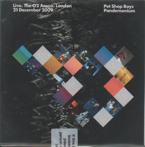 Pet Shop Boys Pandemonium - Live at the O2 Arena CD-R acetate UK PSBCRPA655792