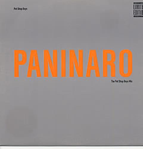 Pet Shop Boys Paninaro 12" vinyl single (12 inch record / Maxi-single) Italian PSB12PA04210