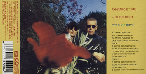 Pet Shop Boys Paninaro 3" CD single (CD3) Japanese PSBC3PA46451