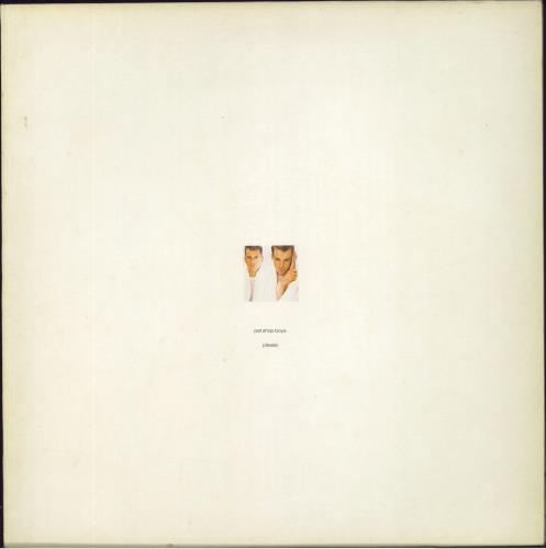 Pet Shop Boys Please - Sample Stickered Sleeve vinyl LP album (LP record) UK PSBLPPL811061