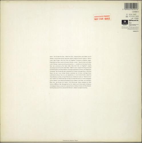 Pet Shop Boys Please - Sample Stickered Sleeve vinyl LP album (LP record) UK PSBLPPL811061