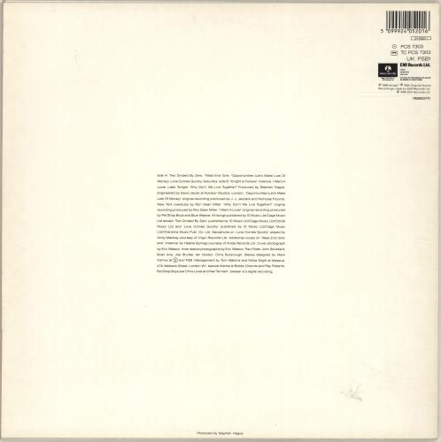 Pet Shop Boys Please - Stickered Sleeve - EX vinyl LP album (LP record) UK PSBLPPL694603