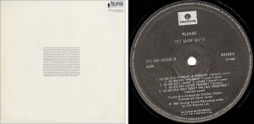 Pet Shop Boys Please 12" vinyl single (12 inch record / Maxi-single) Brazilian PSB12PL232645
