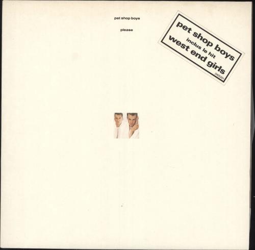 Pet Shop Boys Please vinyl LP album (LP record) French PSBLPPL740222
