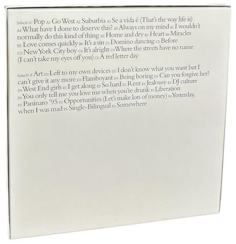 Pet Shop Boys PopArt - The Hits + Bag Vinyl Box Set UK PSBVXPO886690