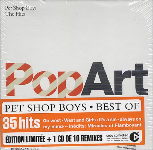 Pet Shop Boys PopArt 3-CD album set (Triple CD) French PSB3CPO266092