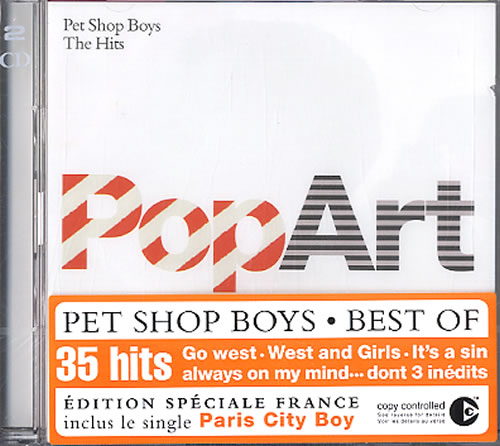 Pet Shop Boys PopArt 2 CD album set (Double CD) French PSB2CPO269452