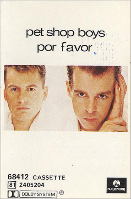 Pet Shop Boys Por Favor cassette album Argentinean PSBCLPO242619