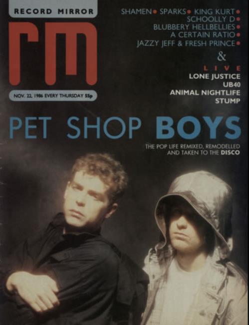 Pet Shop Boys Record Mirror magazine UK PSBMARE340970