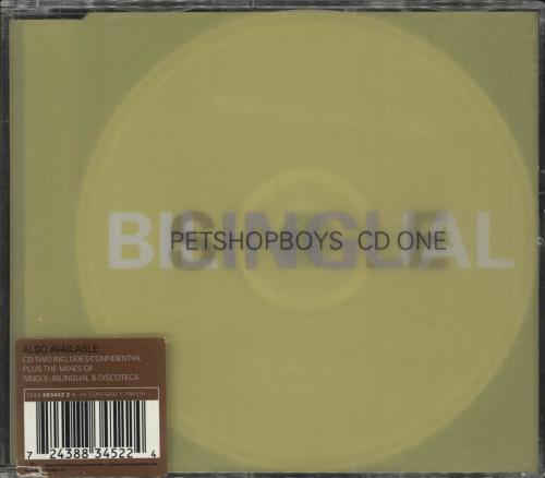 Pet Shop Boys Single-Bilingual 2-CD single set (Double CD single) UK PSB2SSI159710