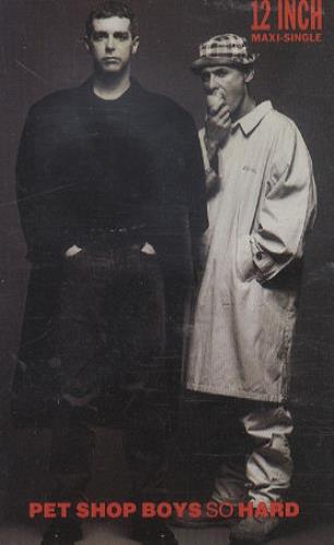 Pet Shop Boys So Hard cassette single US PSBCSSO192883