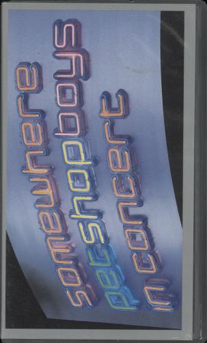 Pet Shop Boys Somewhere In Concert video (VHS or PAL or NTSC) UK PSBVISO198528