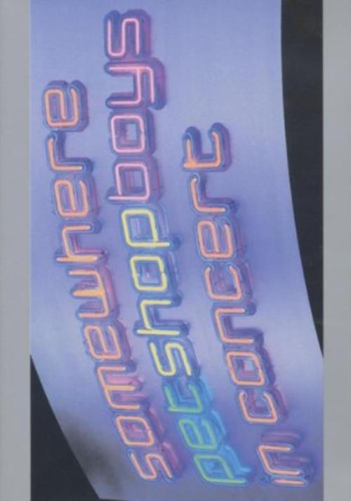 Pet Shop Boys Somewhere DVD UK PSBDDSO232501