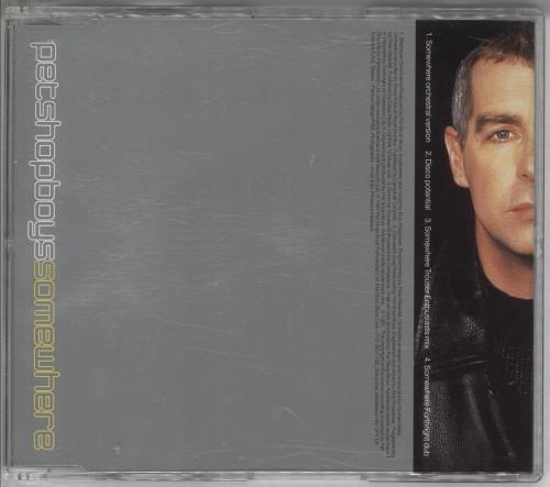 Pet Shop Boys Somewhere CD single (CD5 / 5") Dutch PSBC5SO89733