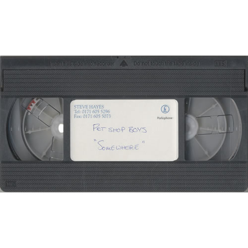 Pet Shop Boys Somewhere video (VHS or PAL or NTSC) UK PSBVISO93768