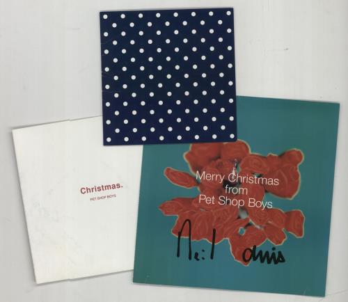 Pet Shop Boys Three Xmas Cards memorabilia UK PSBMMTH663806