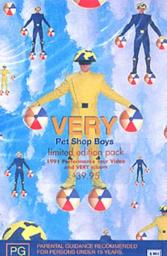 Pet Shop Boys Very Video Pack box set Australian PSBBXVE35368