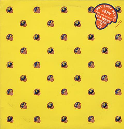 Pet Shop Boys Very vinyl LP album (LP record) Spanish PSBLPVE303517