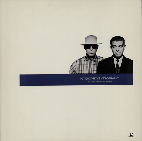 Pet Shop Boys Videography laserdisc / lazerdisc UK PSBLZVI46357