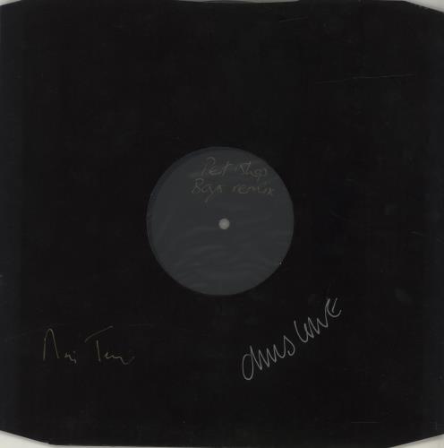 Pet Shop Boys West End Girls - Black Label - Autographed 12" vinyl single (12 inch record / Maxi-single) UK PSB12WE684581
