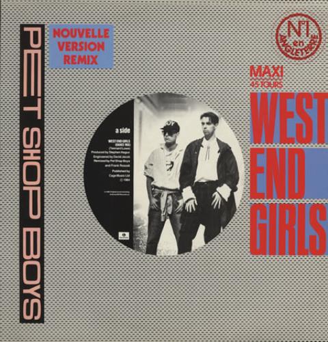 Pet Shop Boys West End Girls - Nouvelle Version Remix 12" vinyl single (12 inch record / Maxi-single) French PSB12WE102436