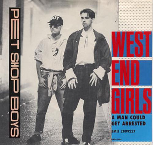 Pet Shop Boys West End Girls 7" vinyl single (7 inch record / 45) South African PSB07WE146460