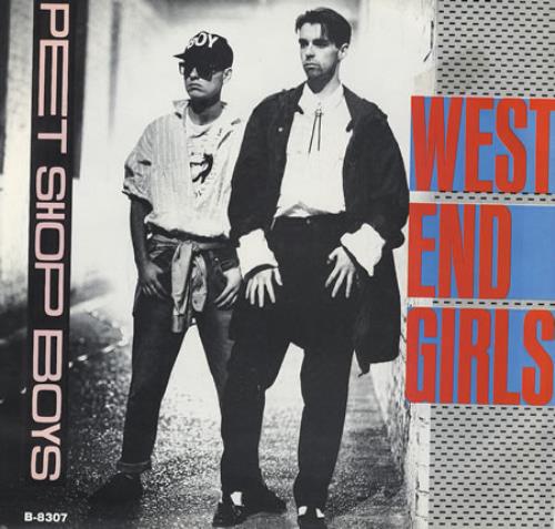 Pet Shop Boys West End Girls 7" vinyl single (7 inch record / 45) US PSB07WE371146