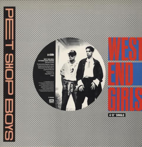 Pet Shop Boys West End Girls 12" vinyl single (12 inch record / Maxi-single) US PSB12WE04178
