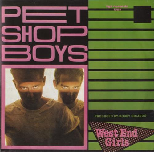Pet Shop Boys West End Girls 7" vinyl single (7 inch record / 45) German PSB07WE429764