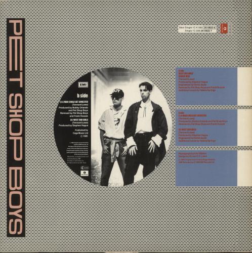 Pet Shop Boys West End Girls 12" vinyl single (12 inch record / Maxi-single) German PSB12WE556549