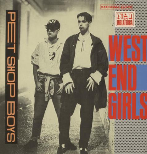 Pet Shop Boys West End Girls 12" vinyl single (12 inch record / Maxi-single) Spanish PSB12WE77106