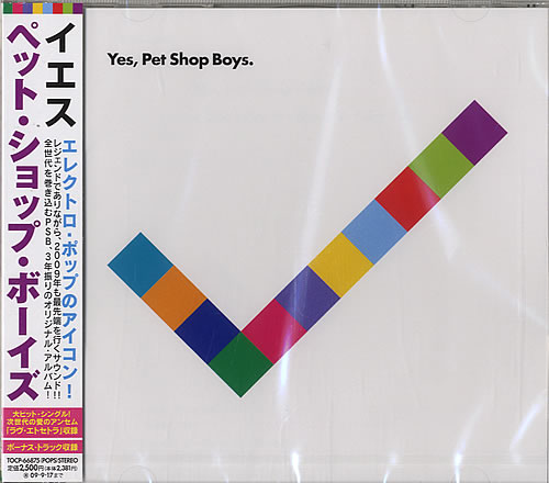 Pet Shop Boys Yes CD album (CDLP) Japanese PSBCDYE485718