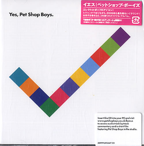 Pet Shop Boys Yes CD album (CDLP) Japanese PSBCDYE592143