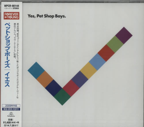Pet Shop Boys Yes CD album (CDLP) Japanese PSBCDYE605054