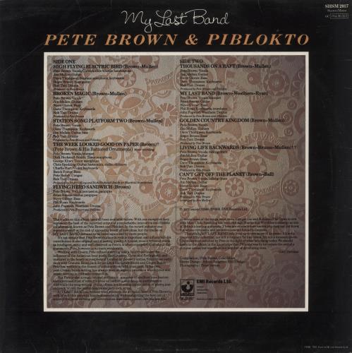 Pete Brown (Piblokto) My Last Band vinyl LP album (LP record) UK PBRLPMY264362