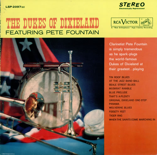 Pete Fountain The Dukes Of Dixieland Featuring Pete Fountain vinyl LP album (LP record) US PFNLPTH480116