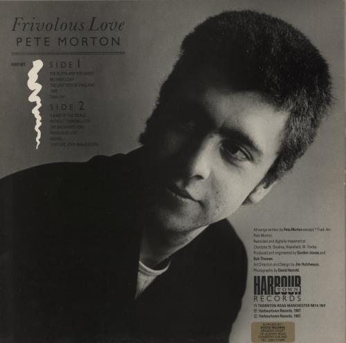 Pete Morton Frivolous Love vinyl LP album (LP record) UK P1TLPFR873382