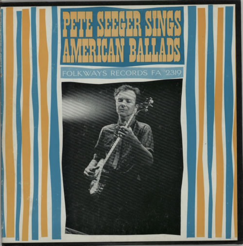 Pete Seeger American Ballads vinyl LP album (LP record) US PB-LPAM614947