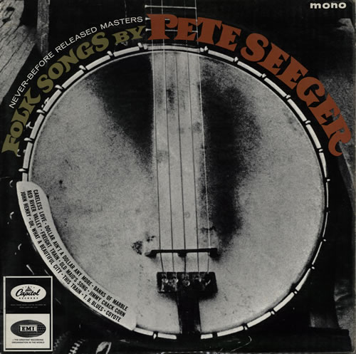 Pete Seeger Folk Songs vinyl LP album (LP record) UK PB-LPFO565091